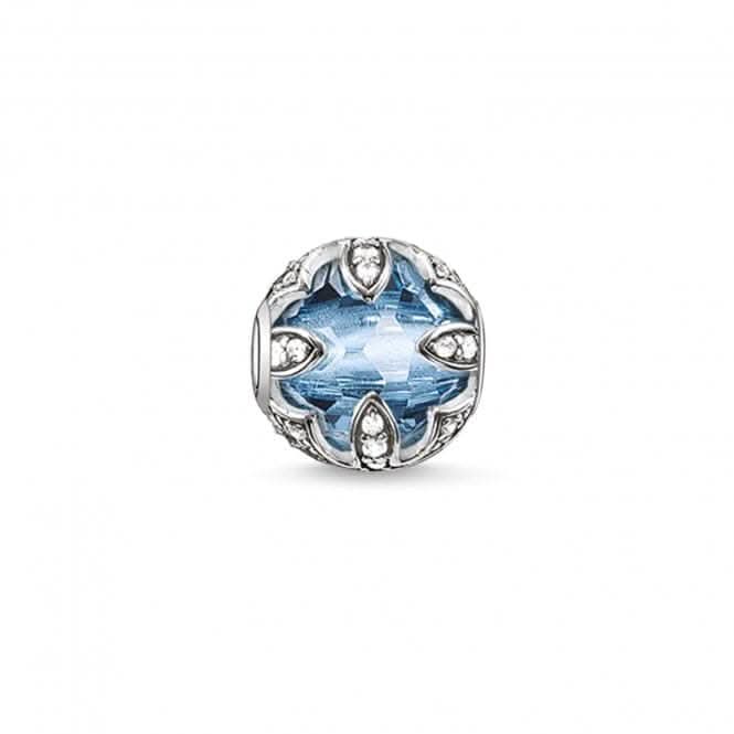 Thomas Sabo Karma Sterling Silver Blackened Synthetic Spinel K0106