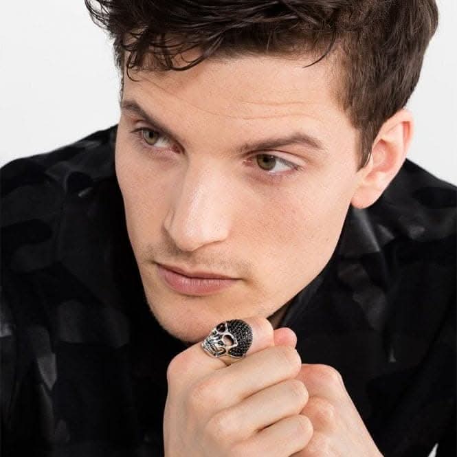 Thomas Sabo Pavé Skull Ring TR1705-051-11