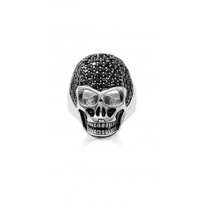 Thomas Sabo Pavé Skull Ring TR1705-051-11