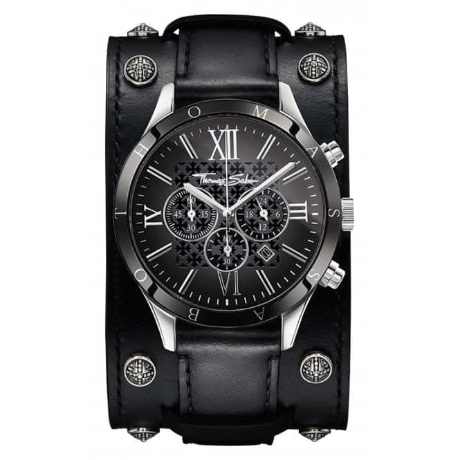 Thomas Sabo Rebel At Heart Stainless Steel Black Watch WA0140-218-203