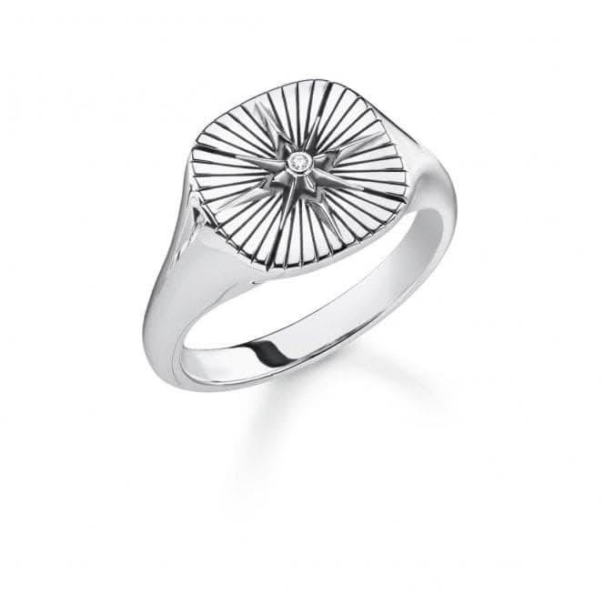 Thomas Sabo Rebel at heart Vintage Star Silver Ring TR2247-643-14