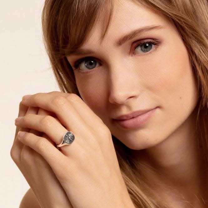 Thomas Sabo Rebel at heart Vintage Star Silver Ring TR2247-643-14
