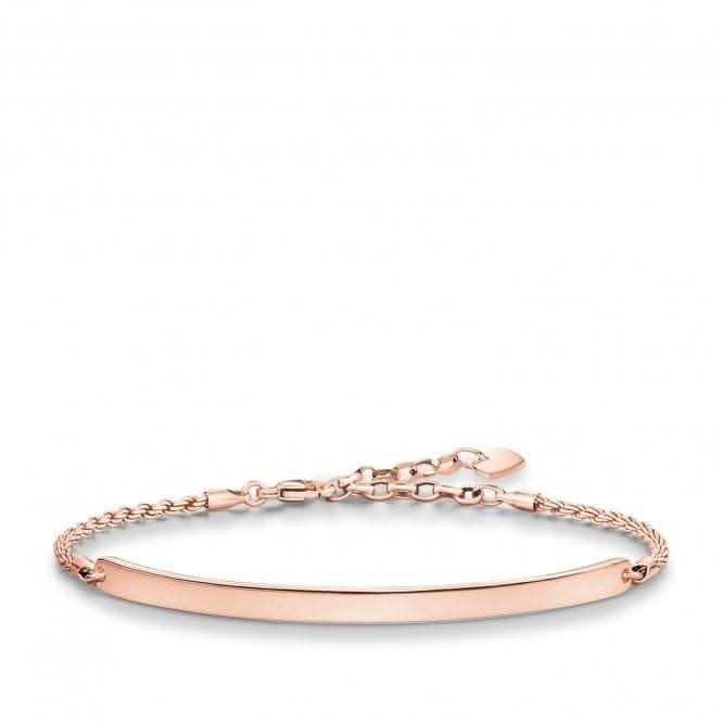 Thomas Sabo Rose Gold Plated Bracelet LBA0008 - 415 - 12Thomas Sabo Love BridgeLBA0008 - 415 - 12 - L18v