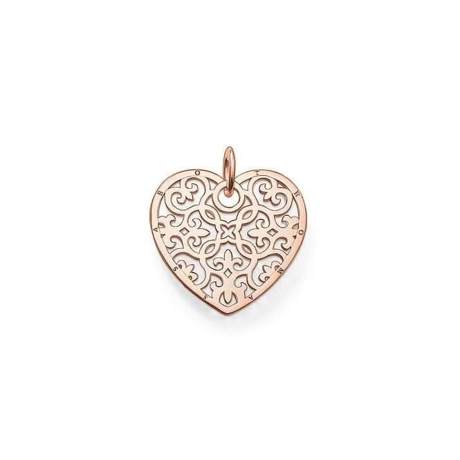 Thomas Sabo Rose Gold Plated Heart Pendant PE650 - 415 - 12Thomas Sabo Sterling SilverPE650 - 415 - 12