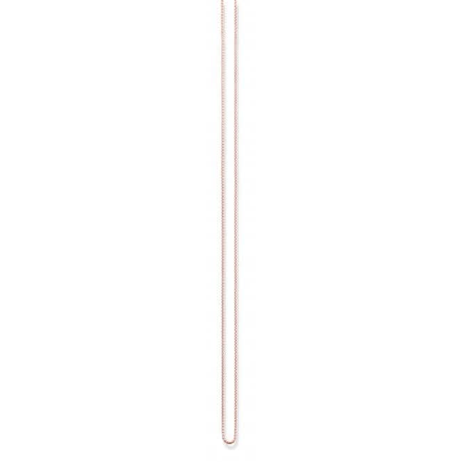 Thomas Sabo Rose Gold Plated Ribbon Necklace KE1106-415-12