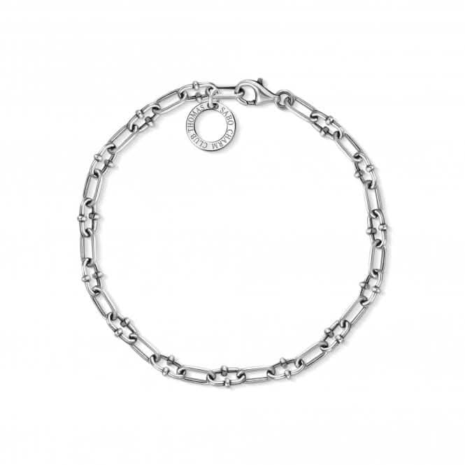 Thomas Sabo Silver Rebel Charm Bracelet X0255-637-21