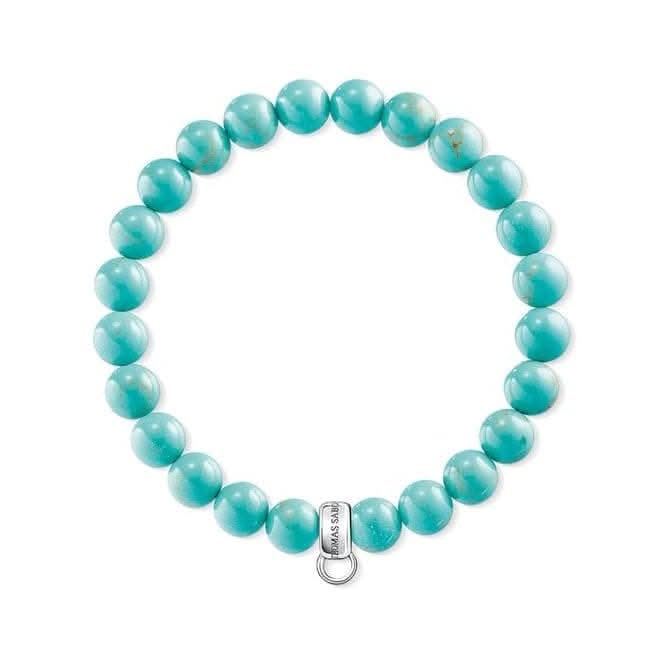 Thomas Sabo Silver Turquoise Charm Bracelet X0213-404-17