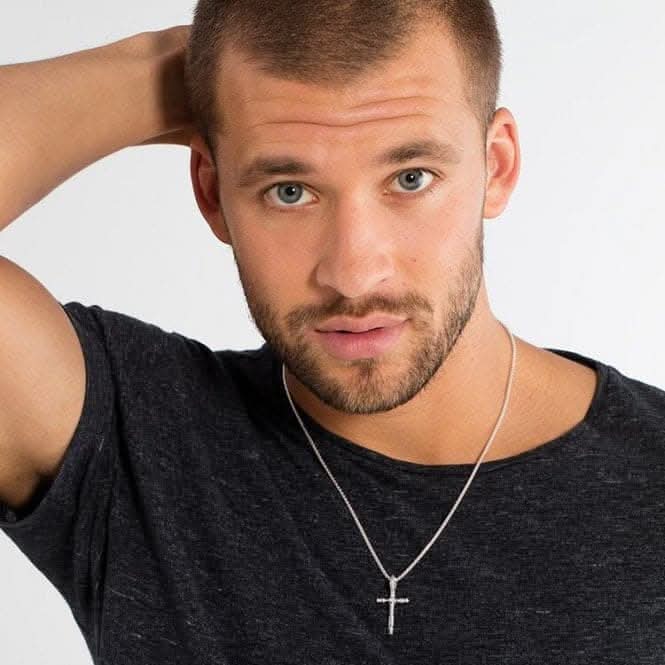 Thomas Sabo Small Blackened Cross Pendant PE503-001-12