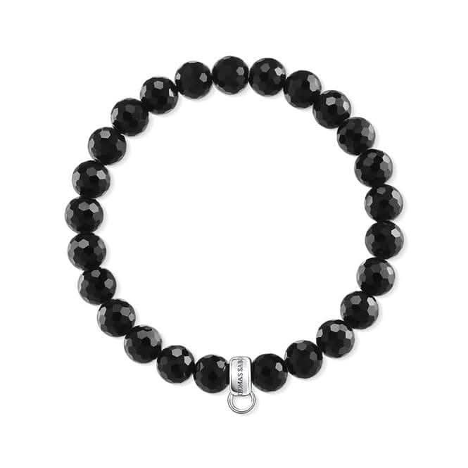 Thomas Sabo Sterling Silver Black Charm Bracelet X0220-840-11