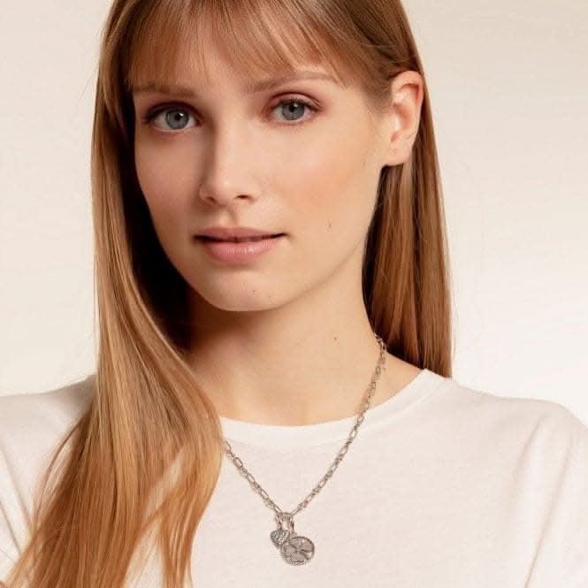 Thomas Sabo Sterling Silver Cloverleaf Coin Charm 1759-637-21