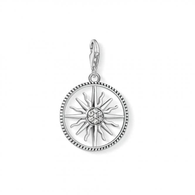 Thomas Sabo Sterling Silver Silver Vintage Sun Charm 1764-643-14