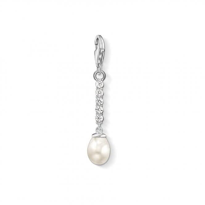 Thomas Sabo White Pearl Charm 1803-167-14