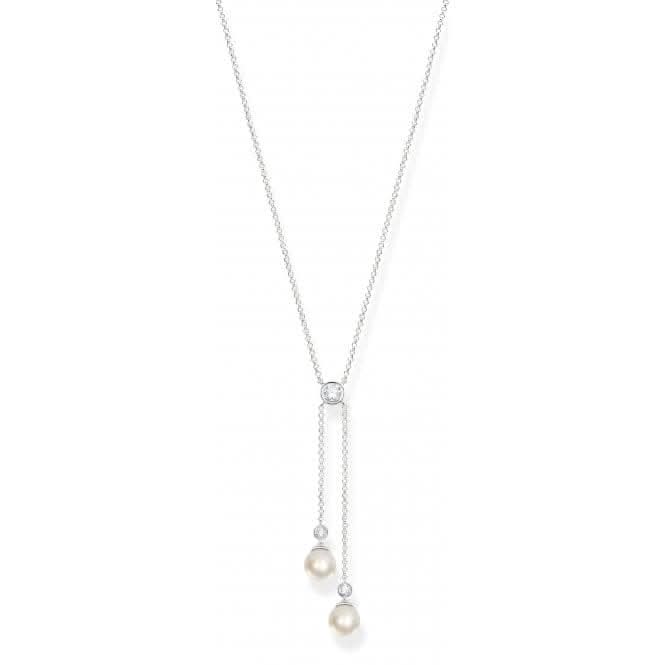 Thomas Sabo White Pearl Necklace KE1905 - 167 - 14 - L45vThomas Sabo Sterling SilverKE1905 - 167 - 14 - L45v