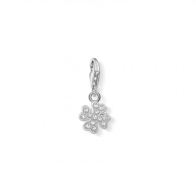Thomas Sabo White Zirconia Cloverleaf Charm 1797-051-14