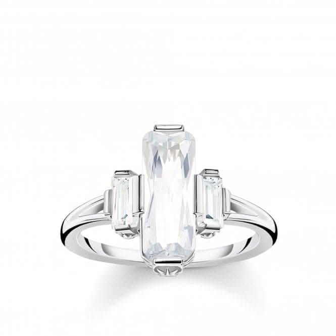 Thomas Sabo White Zirconia Ring TR2267-051-14