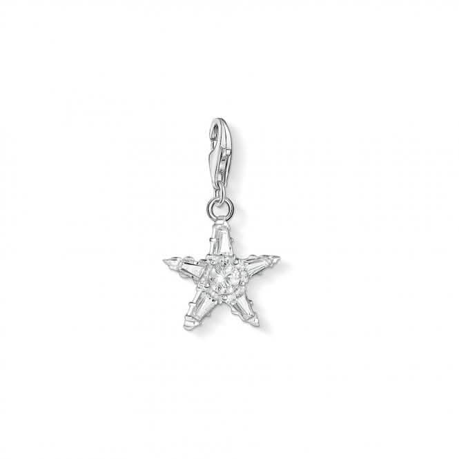 Thomas Sabo White Zirconia Star Charm 1804-051-14