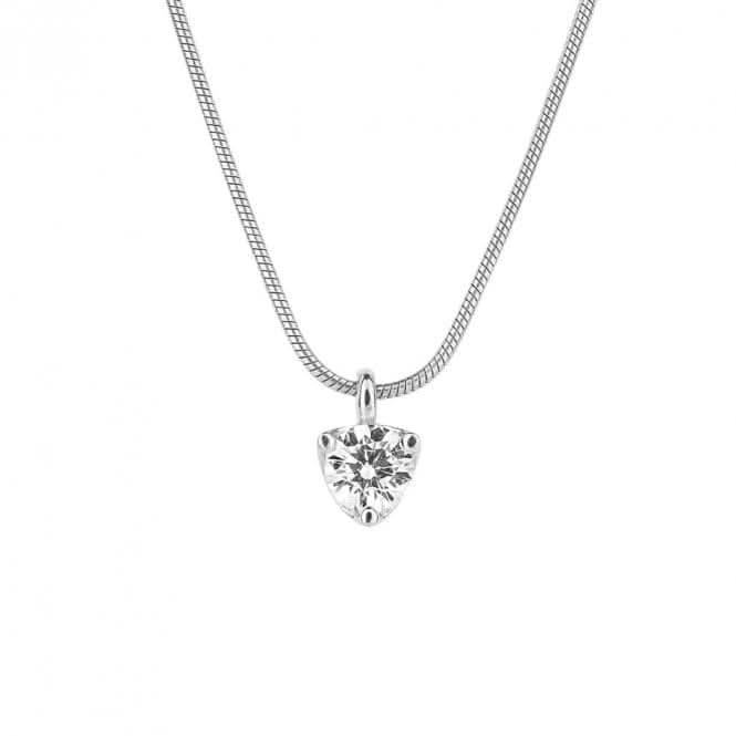Three Claw Snake Chain Zirconia Necklace N4499