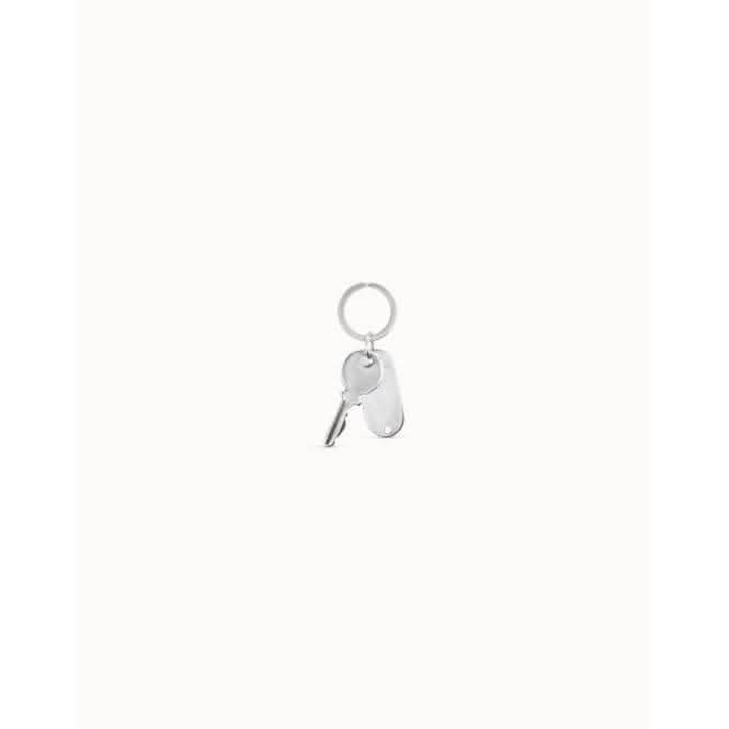 To The Beach Silver Metal Key ring LLA0032MET X