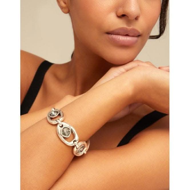 Together Grey Faceted Crystal BraceletUNOde50PUL2336NGRMTL0U