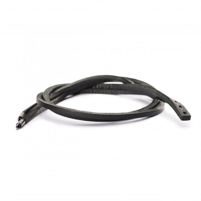 Trollbeads Black Leather Bracelet TLEBR-00001