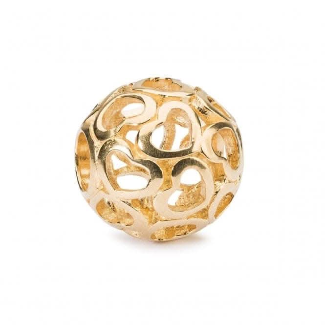 Trollbeads Blanket of Love Gold Bead TAUBE-00119