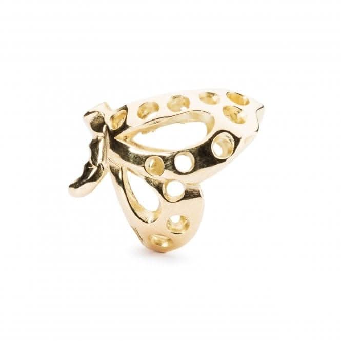 Trollbeads Dancing Butterfly Gold TAUBE-00113