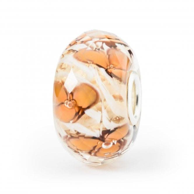 Trollbeads Fantasy Orchids Glass Bead TGLBE-30083