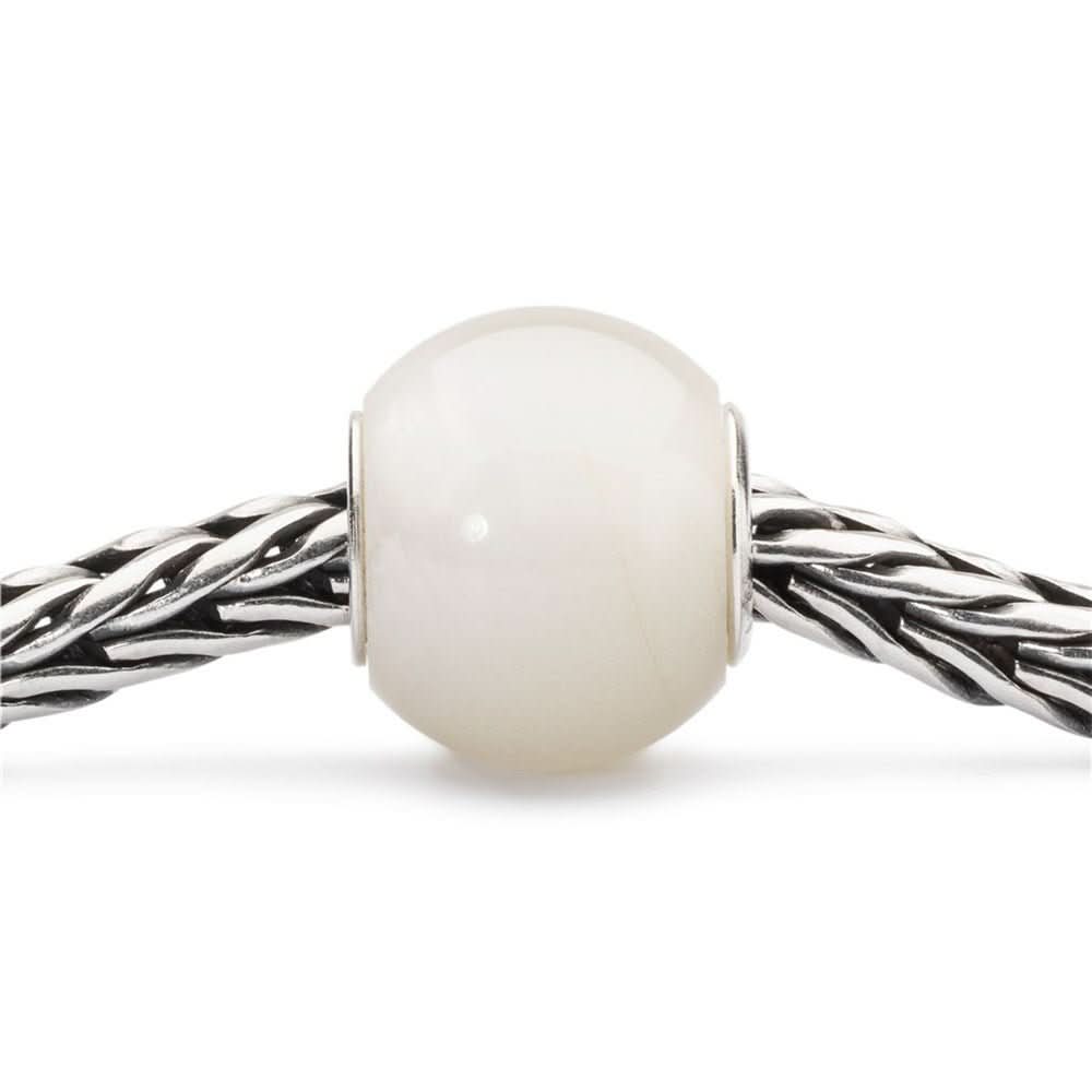 Trollbeads Round White Moonstone TSTBE-00017