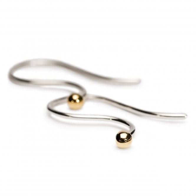 Trollbeads Silver Gold Earring Hooks TAGEA-00003