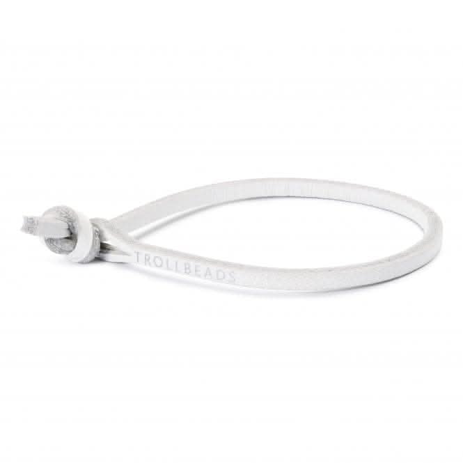 Trollbeads White Single Leather Bracelet TLEBR - 00055TrollbeadsTLEBR - 00055