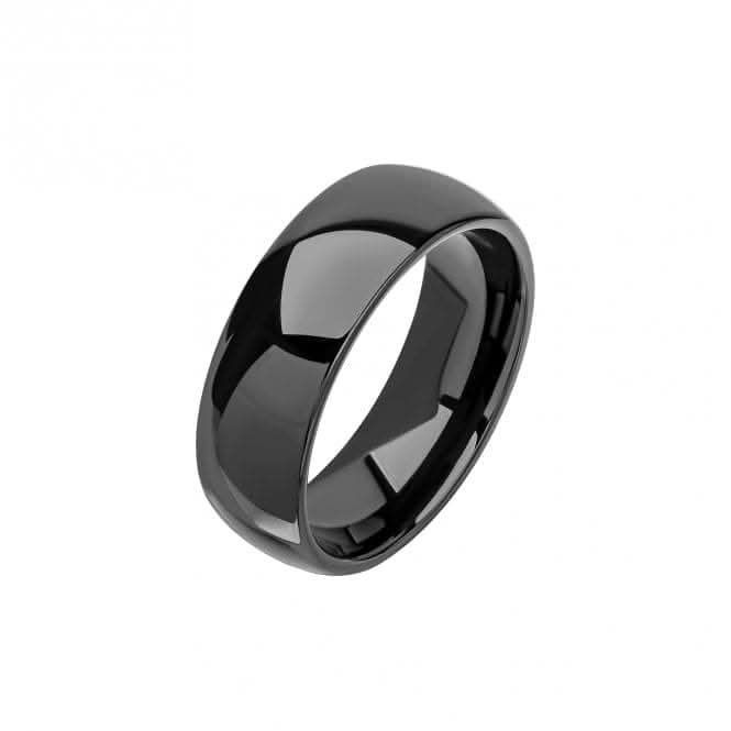 Tungsten Black Plated Ring R3861