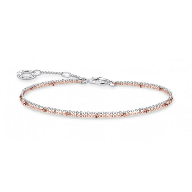 Two - Tone Double Layer Bracelet A1997 - 415 - 40 - L19vThomas Sabo Charm Club CharmingA1997 - 415 - 40 - L19v
