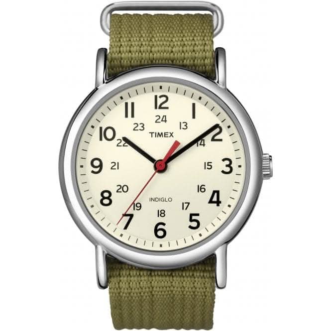 Timex Unisex Weekender Silver-Tone Watch T2N651