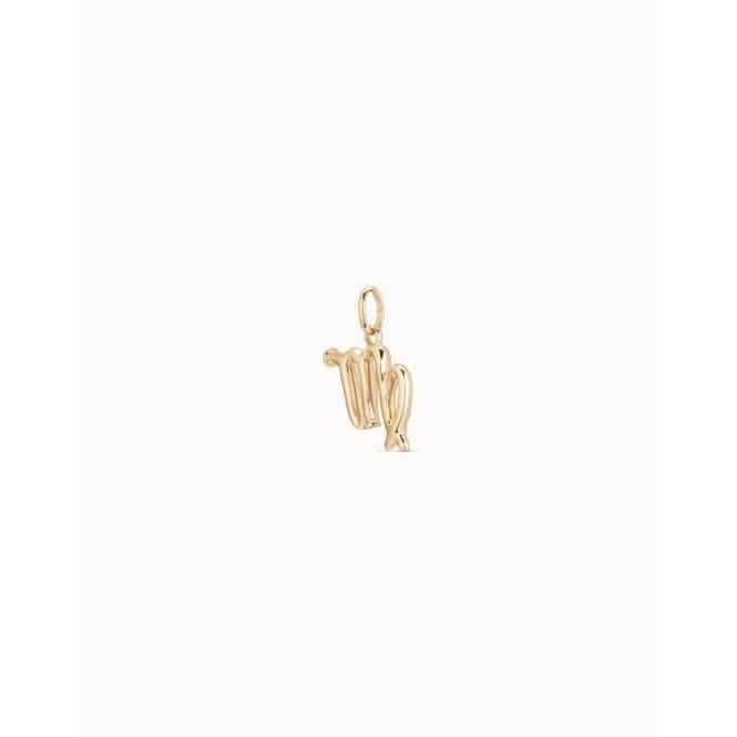 Virgo Golden Metal Charm CHA0201OROVIR0U