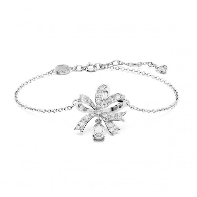 Volta Rhodium Plated White Bow Bracelet 5647581Swarovski5647581