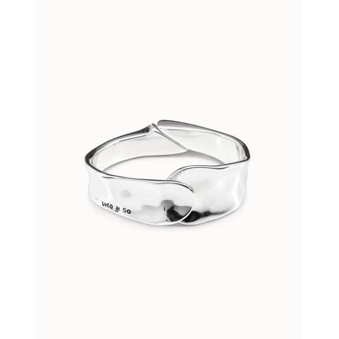 Waves Silver Metal Bracelet