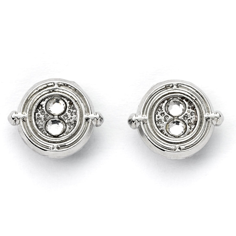 Harry Potter Time Turner Silver Plated Stud Earrings WES00672