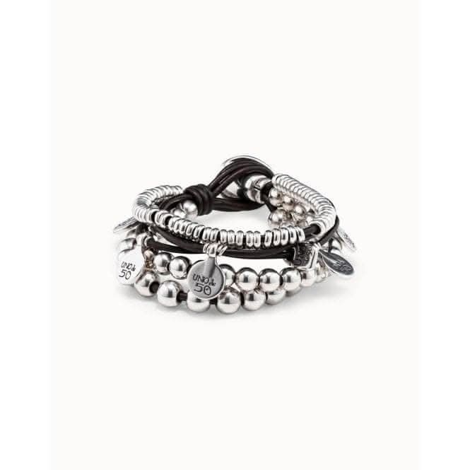 What A Mess! Silver Metal Bracelet