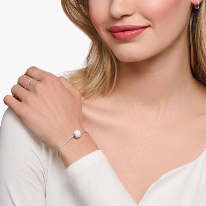 White Agate Bracelet A2116 - 130 - 14Thomas Sabo Karma BeadsA2116 - 130 - 14