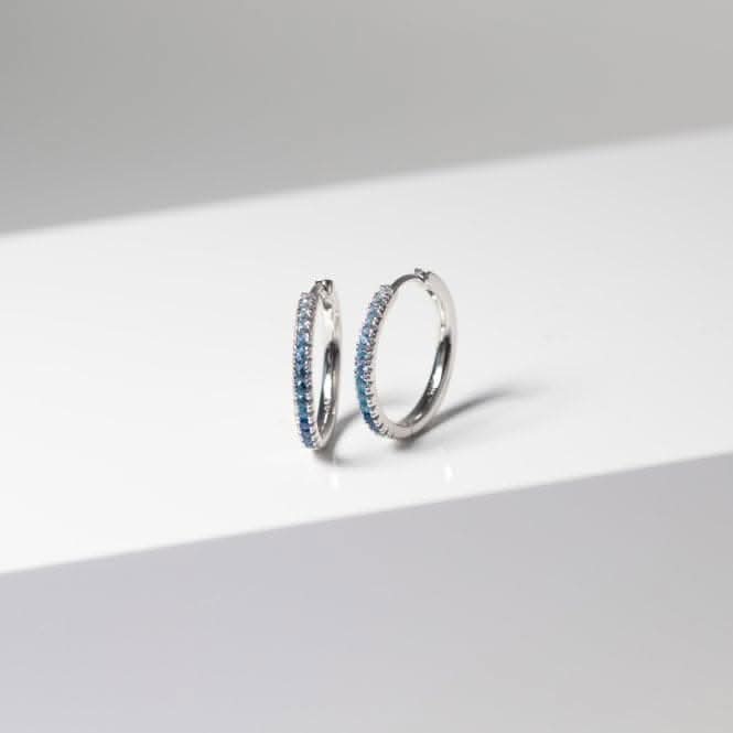 White Zirconia Ellera Grande Earrings SJ-E2869-GBL