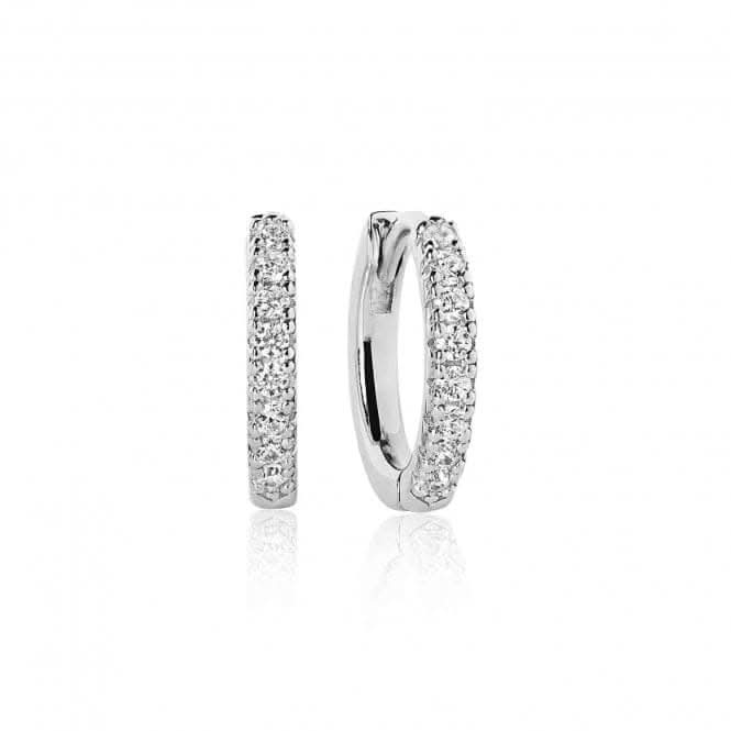 White Zirconia Ellera Medio Earrings SJ-E2859-CZ