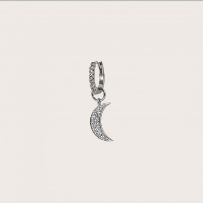 White Zirconia Luna Earring Charm SJ - CH2380 - CZSif JakobsSJ - CH2380 - CZ