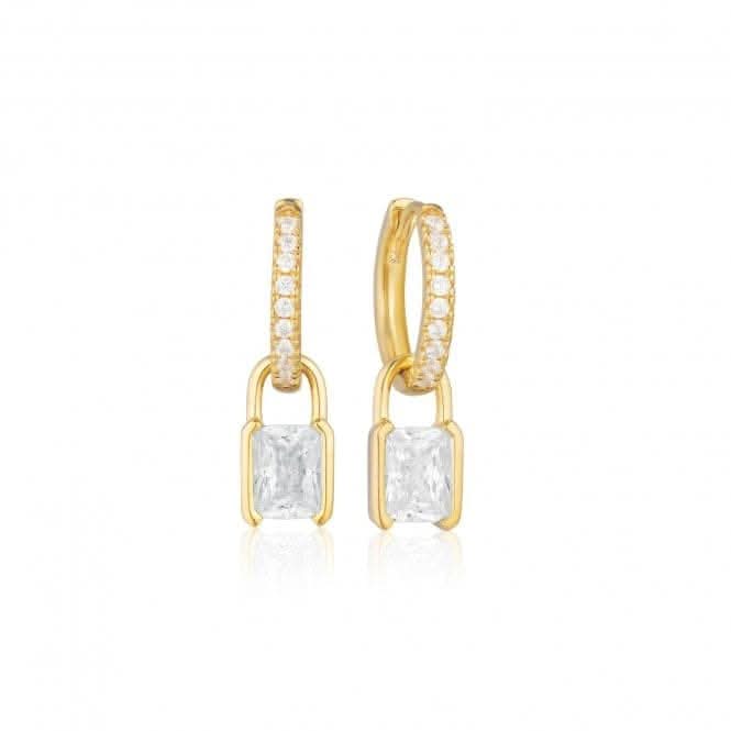 White Zirconia Roccanova Earrings SJ-E42252-CZ-YG