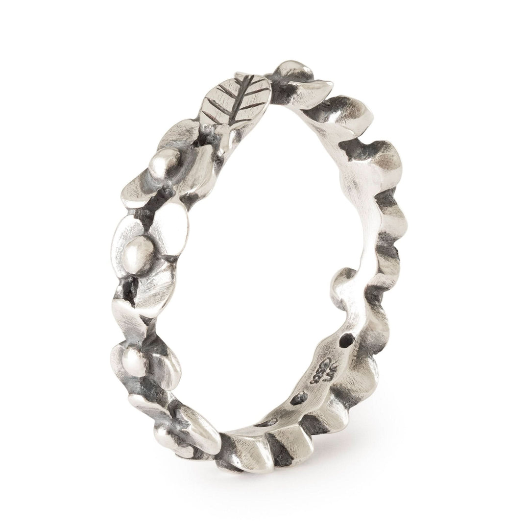 Wildflower Sterling Silver RingTrollbeadsTAGRI - 00550