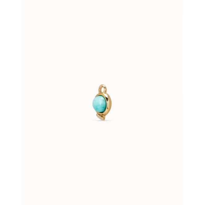 Wow! Charm Turquoise Natural Stone Piercing Charm CHP0040AZUORO0U