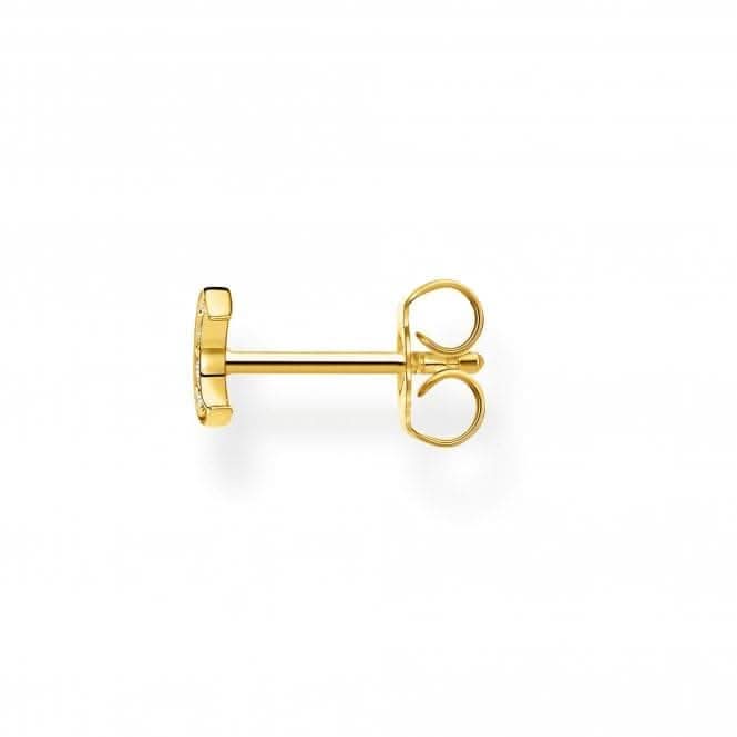 Yellow Gold Moon Single Ear Stud H2133 - 414 - 14Thomas Sabo Charm Club CharmingH2133 - 414 - 14