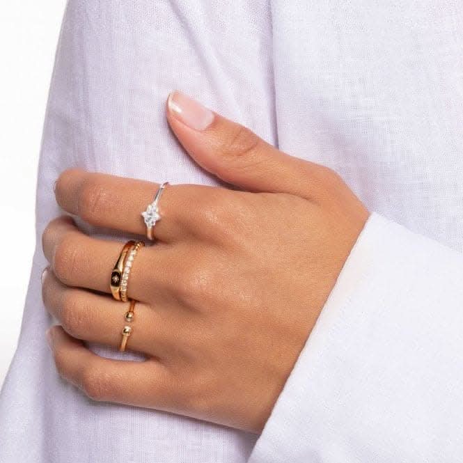 Yellow Gold Piercing Ring TR2319-414-14