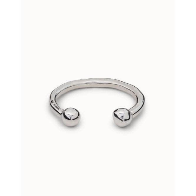 Zen Silver Metal Bangle