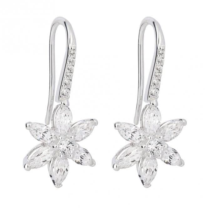 Zirconia Flower Earrings E6254CBeginningsE6254C
