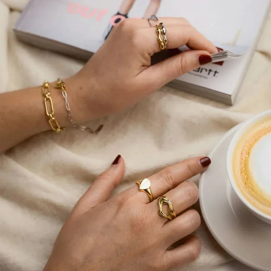Twist and Shine: Discover the Allure of the Twisted Gold Ring Collection